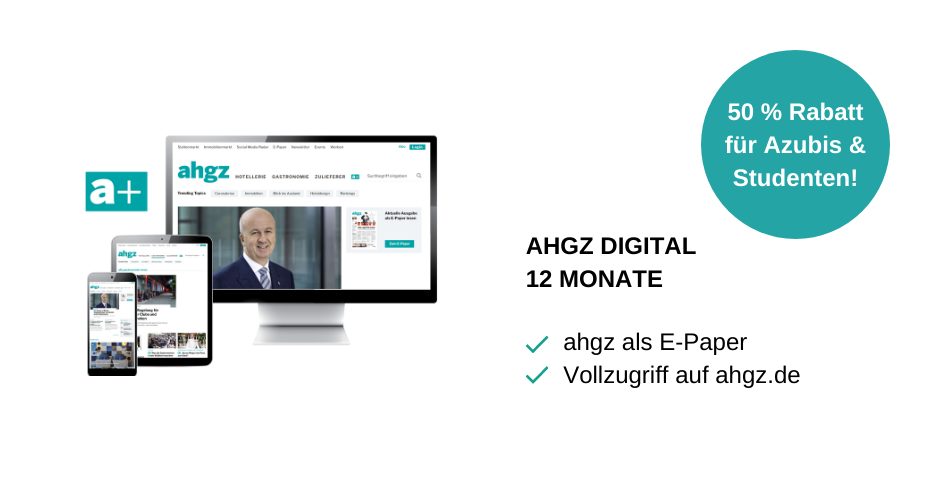 ahgz Digital mit Rabatt für Azubis und Studenten - 2021