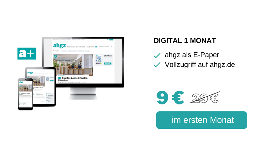 ahgz Digital 1 Monat für 9 €