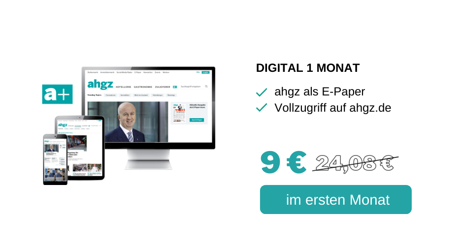 ahgz Digital 1 Monat nur 9 € 2022