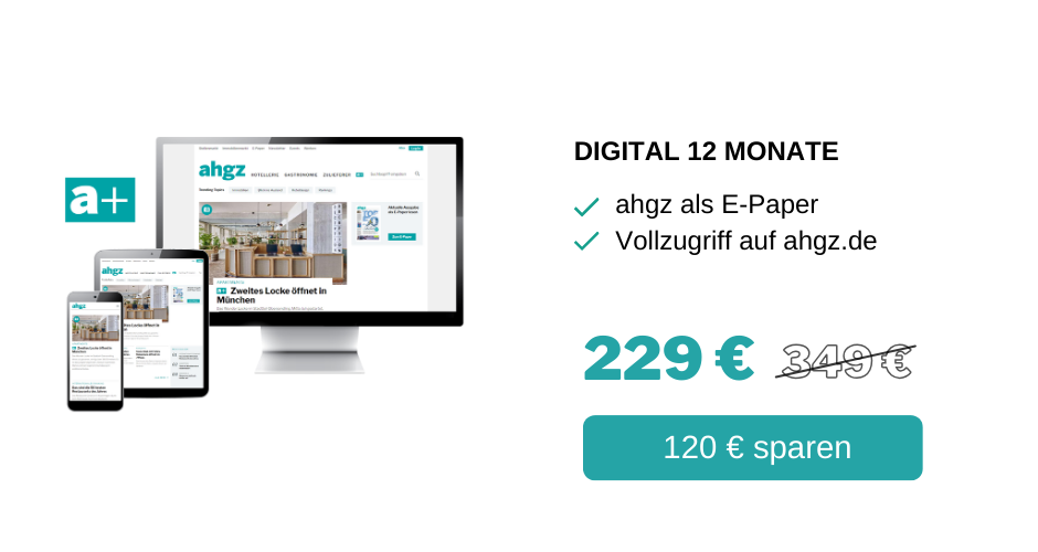 ahgz Digital 12 Monate für 229 €
