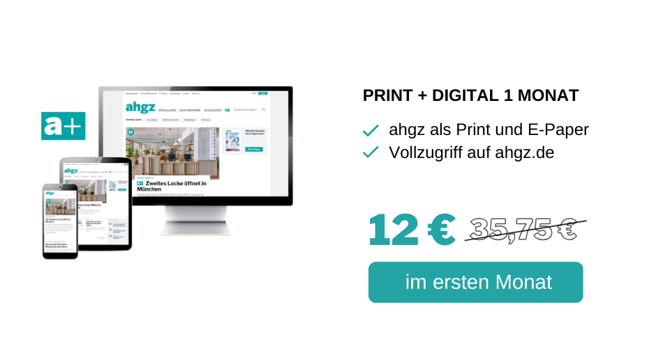 ahgz Print + Digital 1 Monate für nur 12 € - 2024